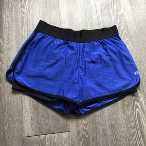 Level8 Blue Performance Running Shorts Size S